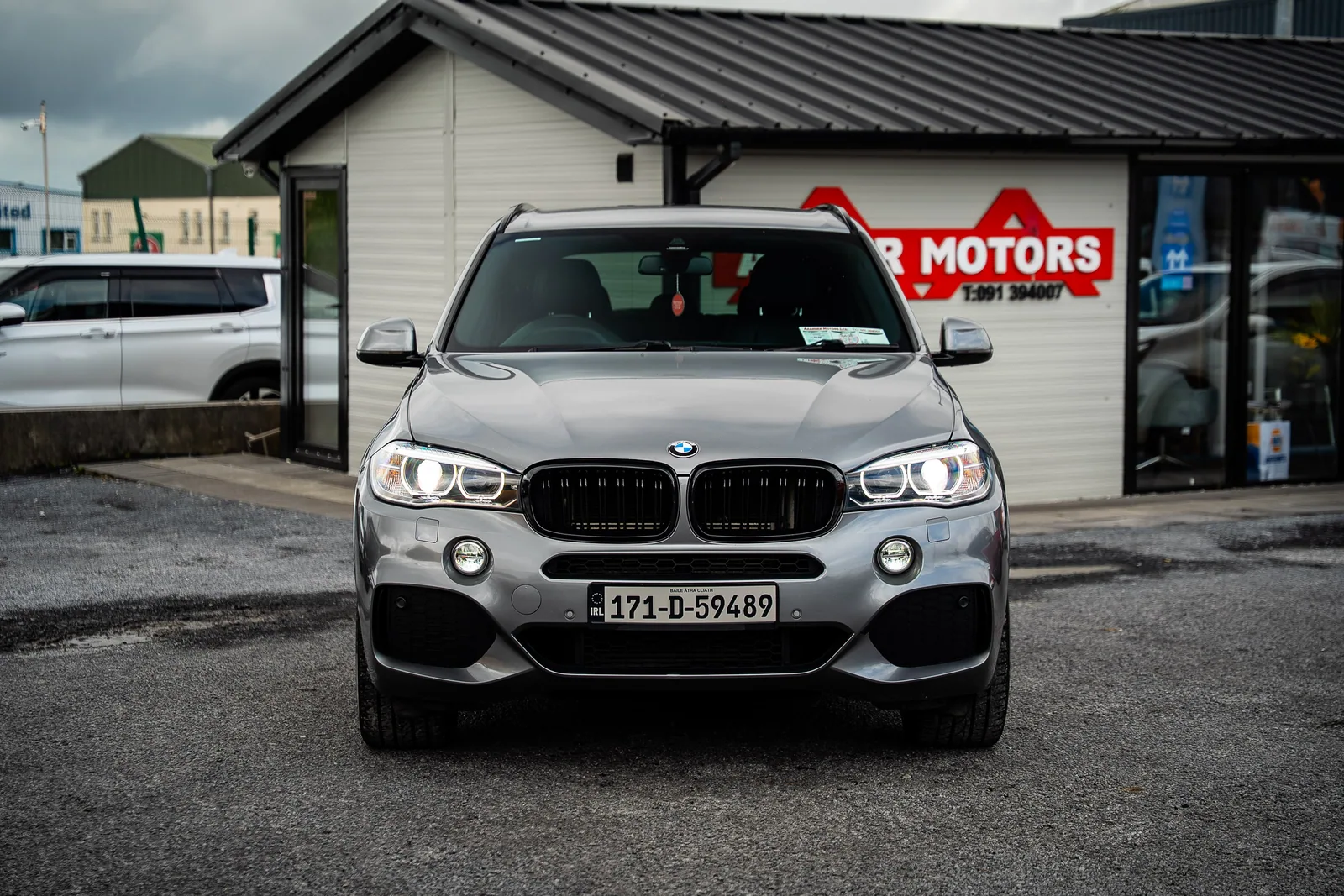 BMW X5 on the Amber Motors forecourt in Galway — vehicle photography by TN Media